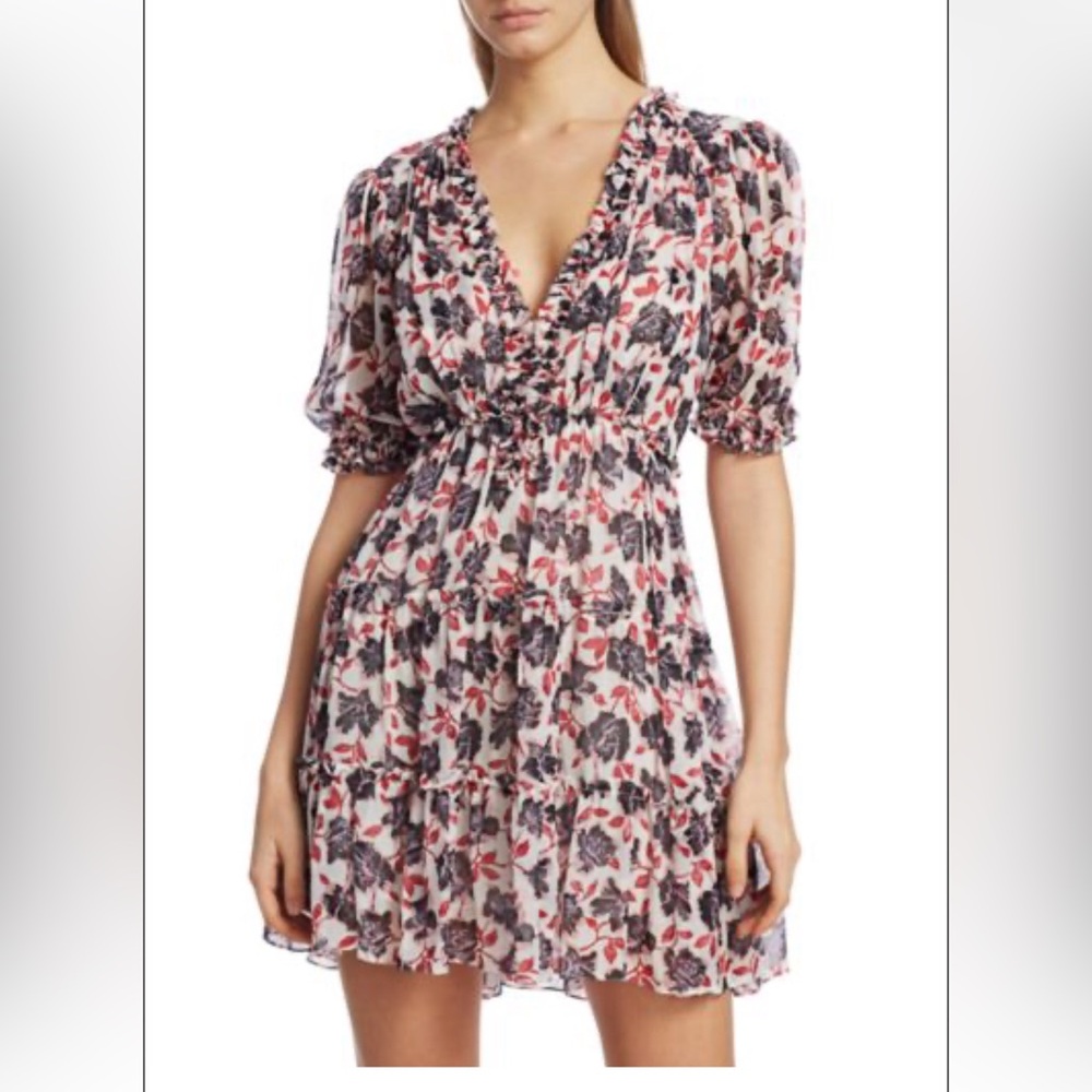 Cinq a Sept Tish Printed Mini Dress